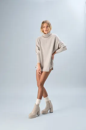 Stivaletti con Tacco Le Havre Paris 1801 Taupe