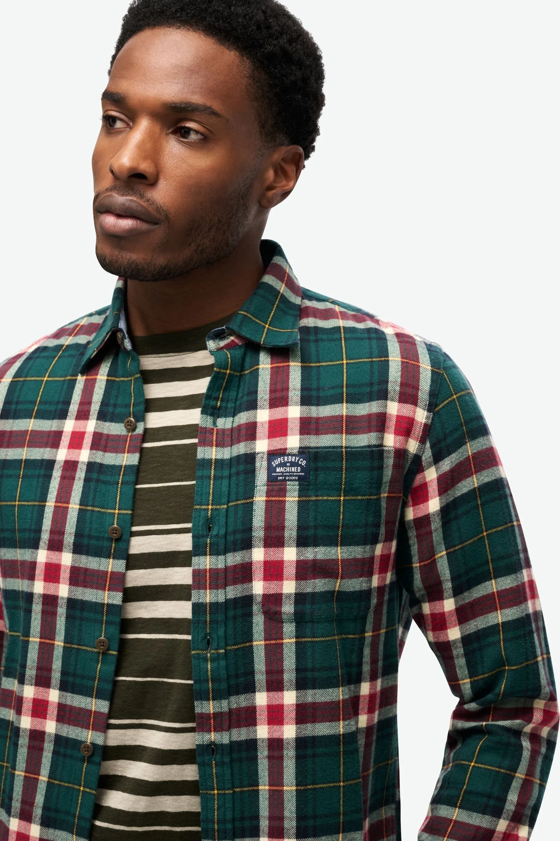 Superdry Manica lunga - Camicia taglialeur in cotone    