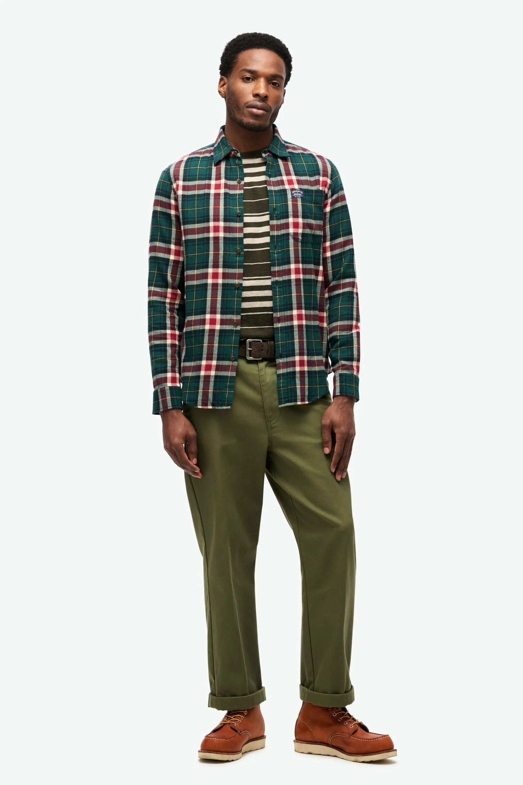 Superdry Manica lunga - Camicia taglialeur in cotone    