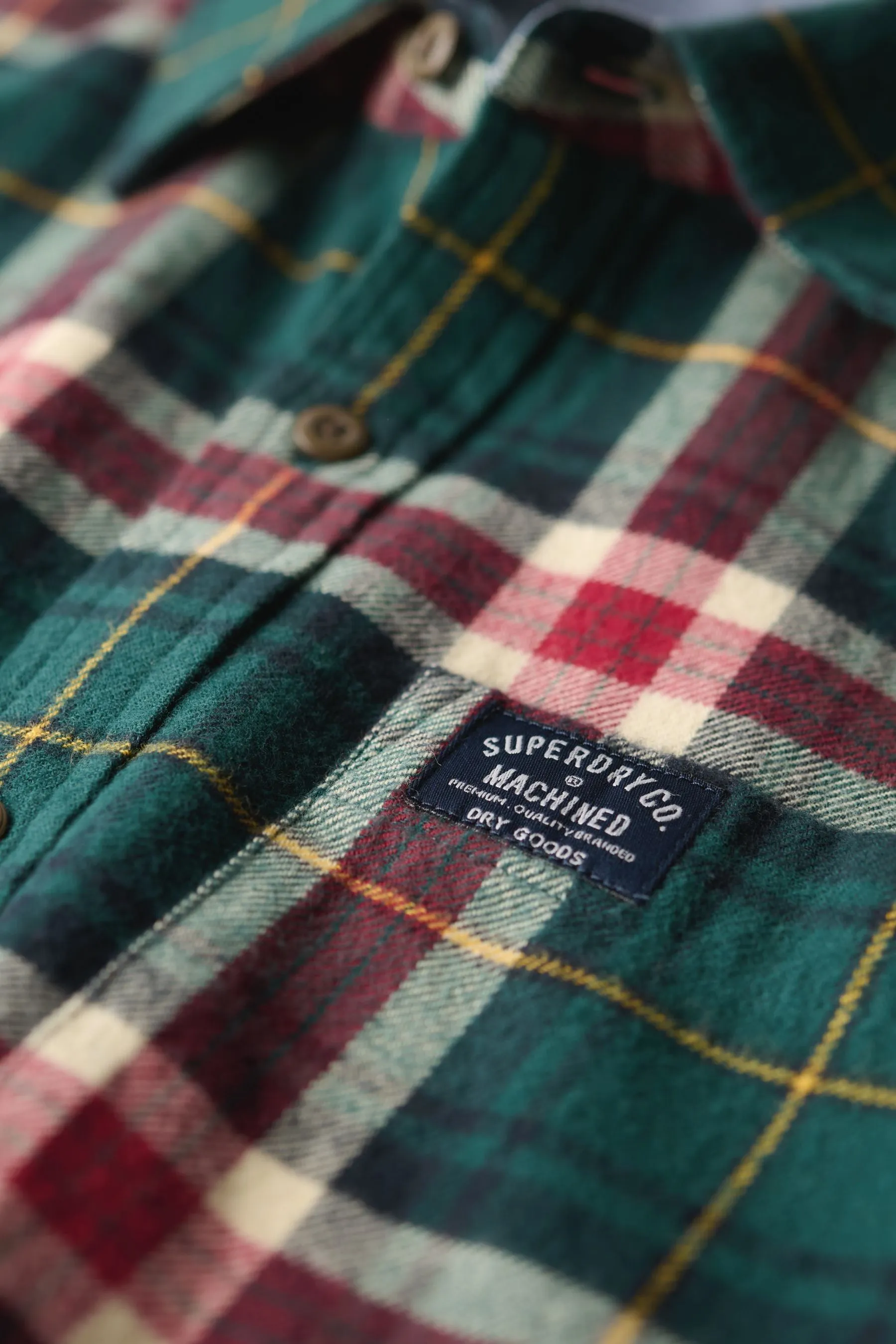 Superdry Manica lunga - Camicia taglialeur in cotone    