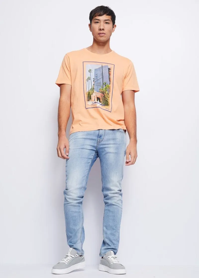 T-shirt con stampa Los Angeles
