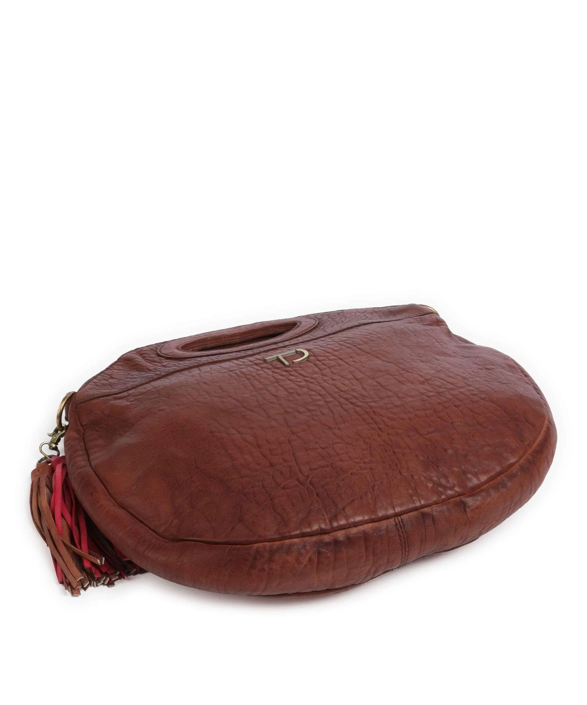  Taschendieb Wien Hedwigstrasse 3 Borsa a mano pelle di pecora cognac  