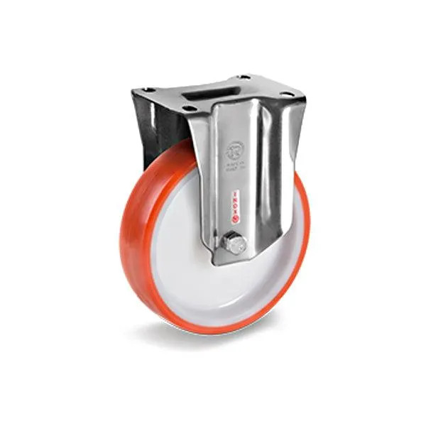 TELLURE ROTA RUOTA 60 SUPPORTO FISSO INOX D.MM125 KG220