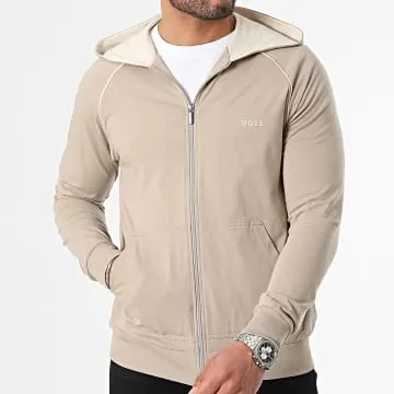 Top con cappuccio e zip Mix And Match 5055313 Beige scuro