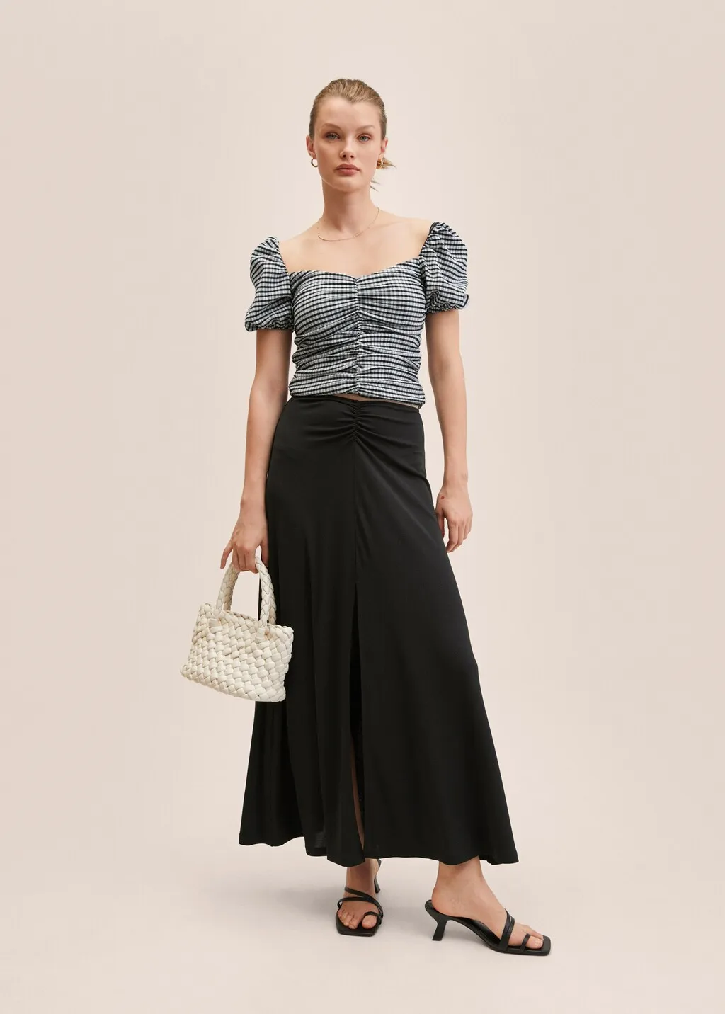 Top quadri vichy