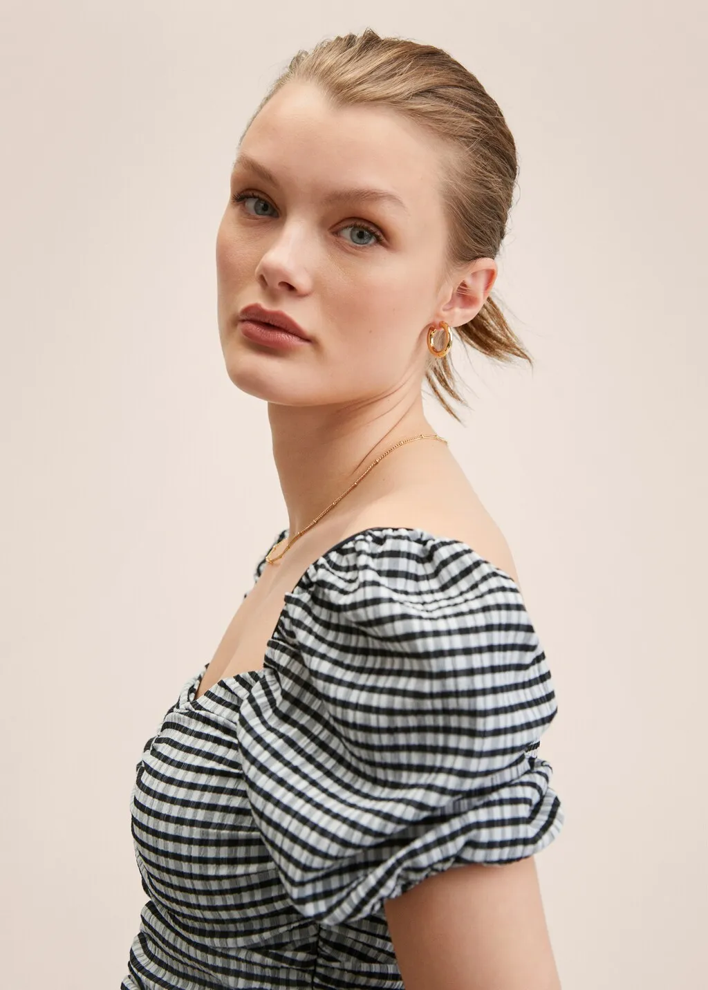 Top quadri vichy