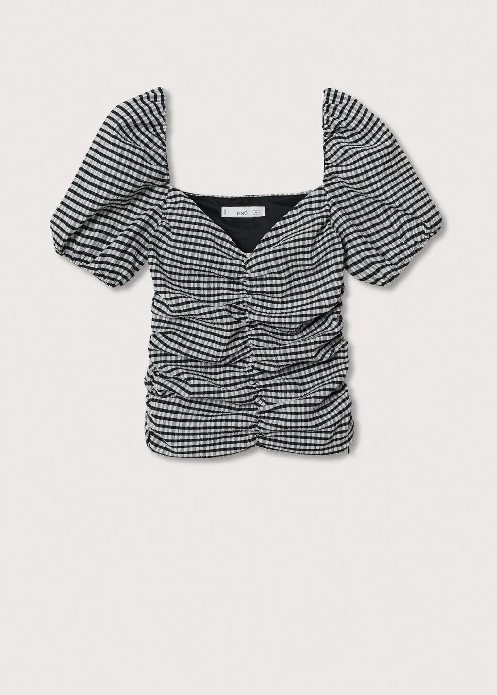 Top quadri vichy