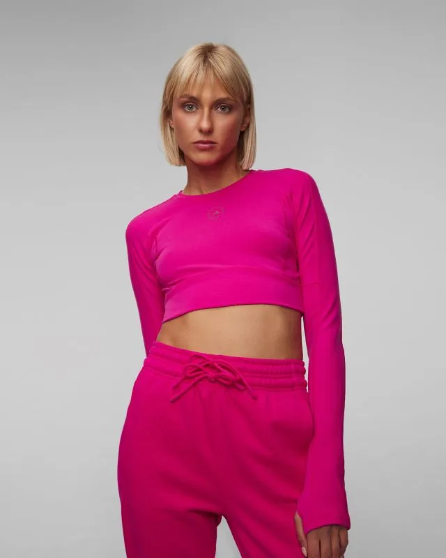 Top rosa da donna Adidas by Stella McCartney ASMC Tst Crop
