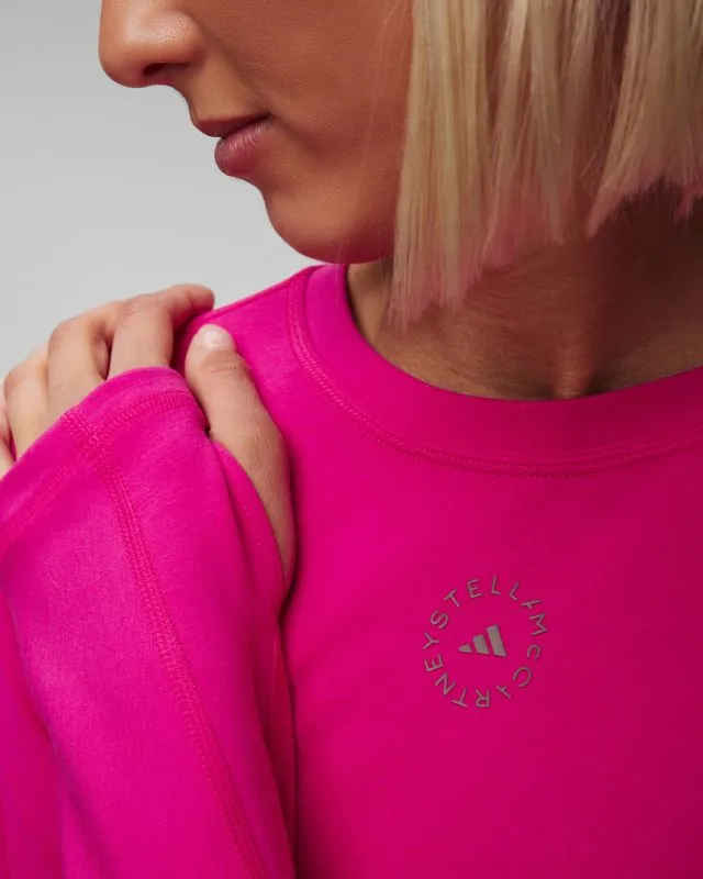 Top rosa da donna Adidas by Stella McCartney ASMC Tst Crop