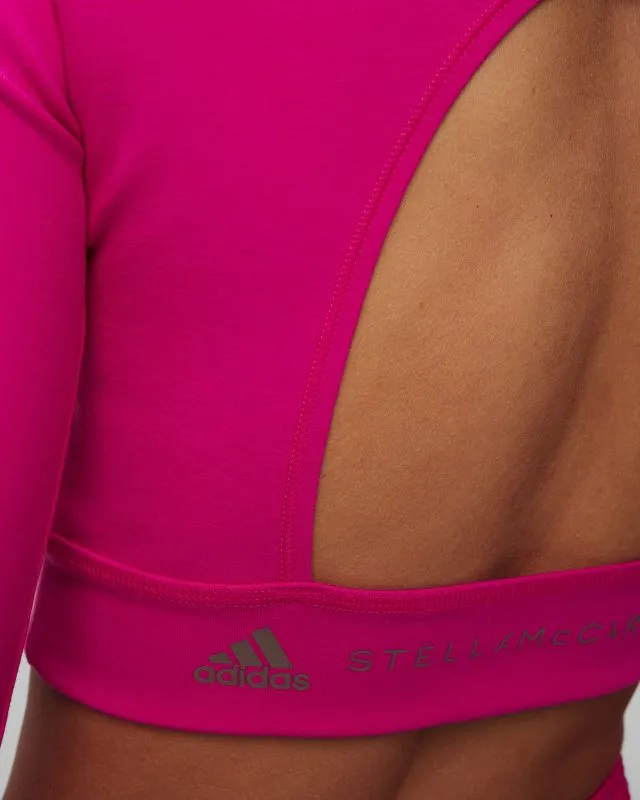 Top rosa da donna Adidas by Stella McCartney ASMC Tst Crop