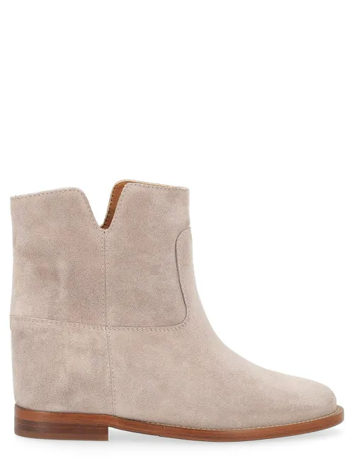 Tronchetto Via Roma 15 in suede beige