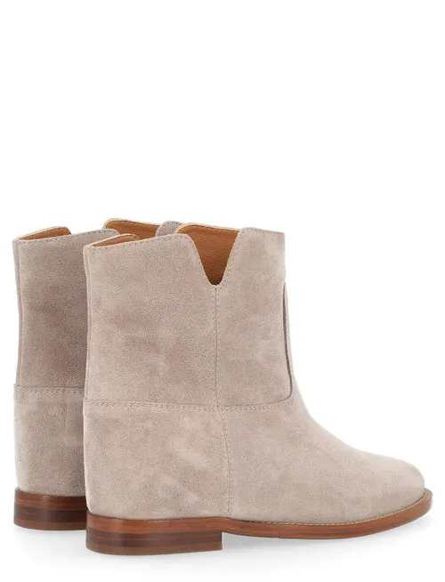 Tronchetto Via Roma 15 in suede beige
