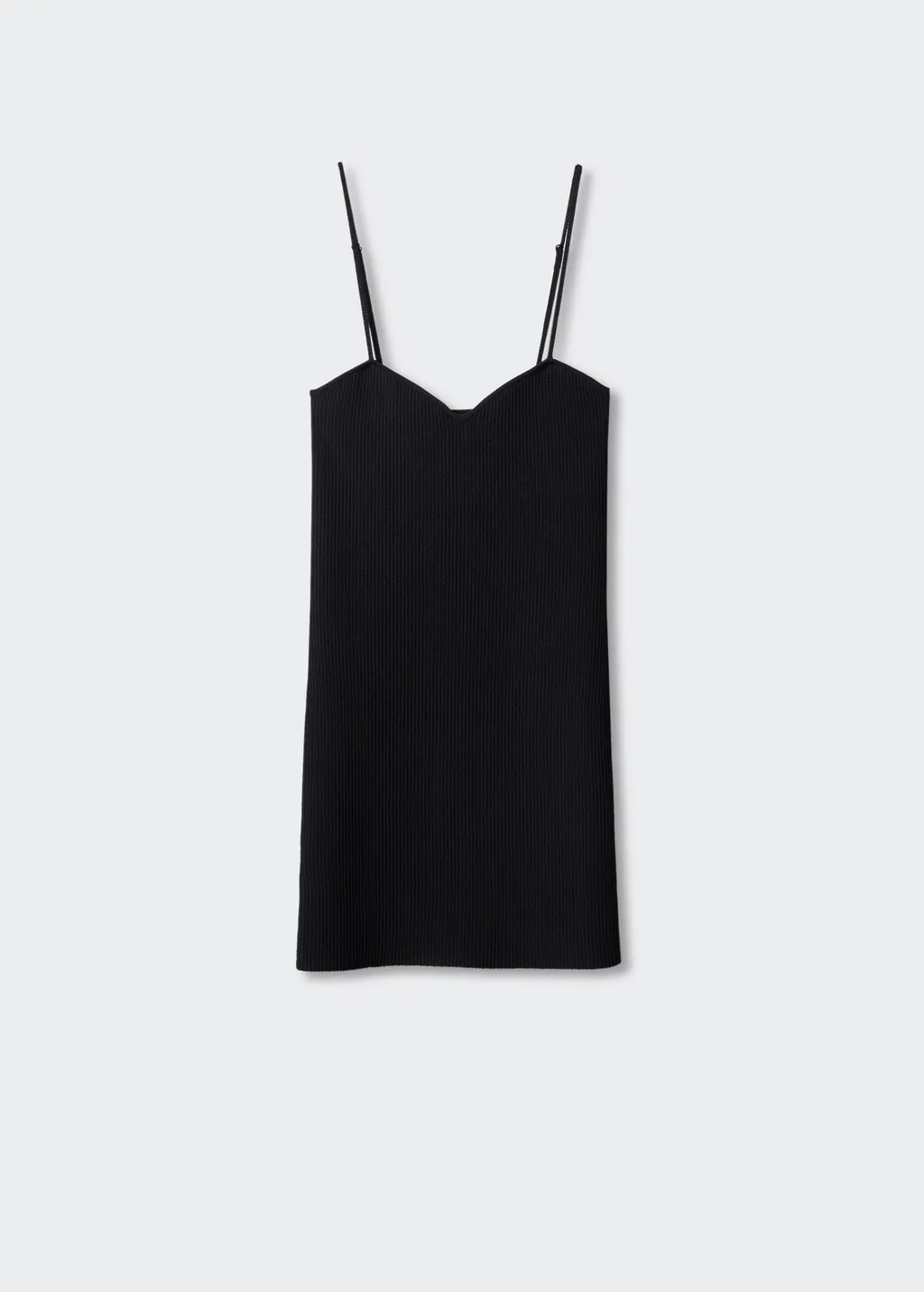 Vestito maglia scollo a cuore