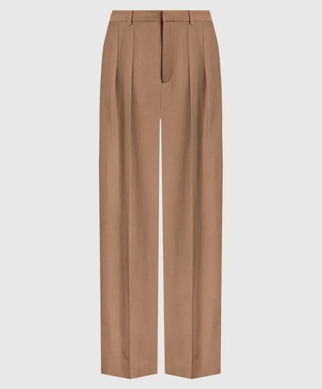 Victoria Beckham Pantaloni marroni 1323WTR004778A