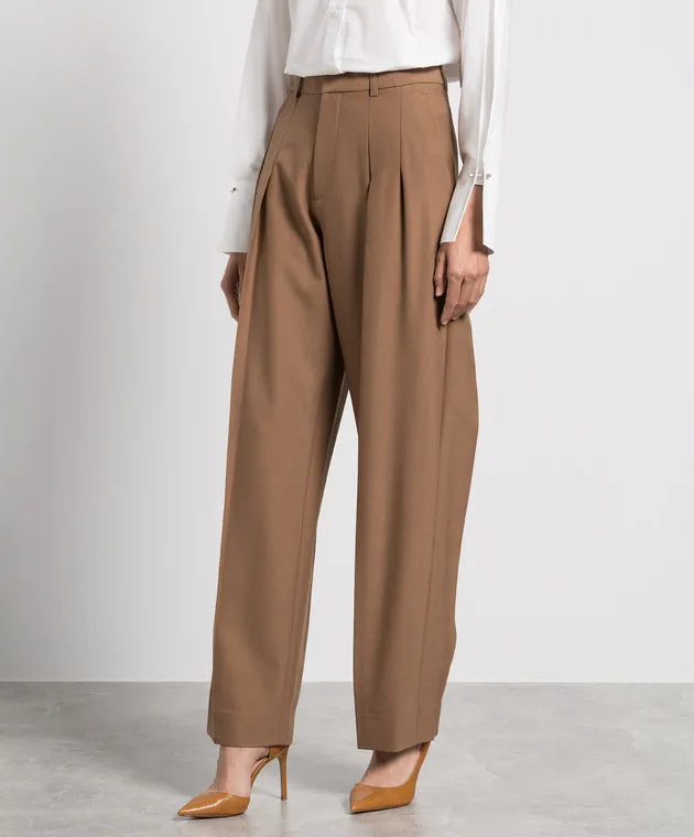 Victoria Beckham Pantaloni marroni 1323WTR004778A