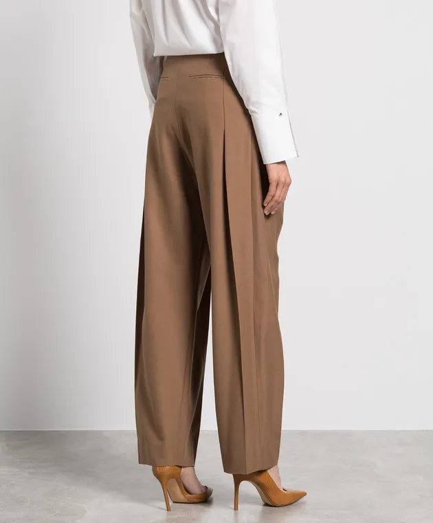 Victoria Beckham Pantaloni marroni 1323WTR004778A
