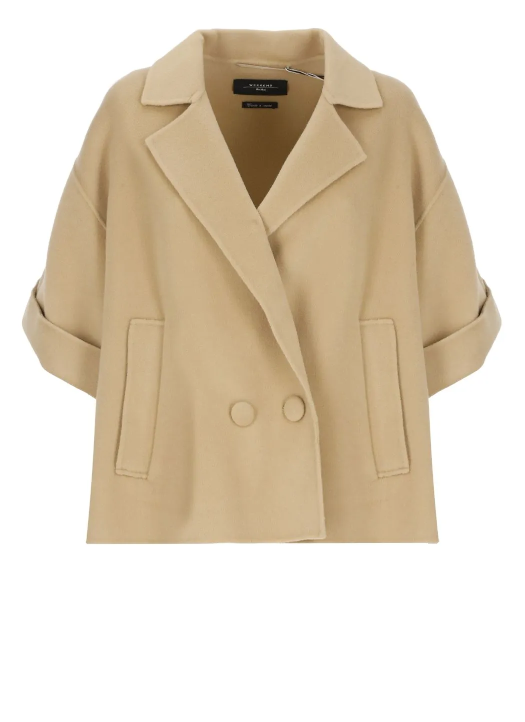  Weekend Max Mara Giaccone doppiopetto in lana vergine 
