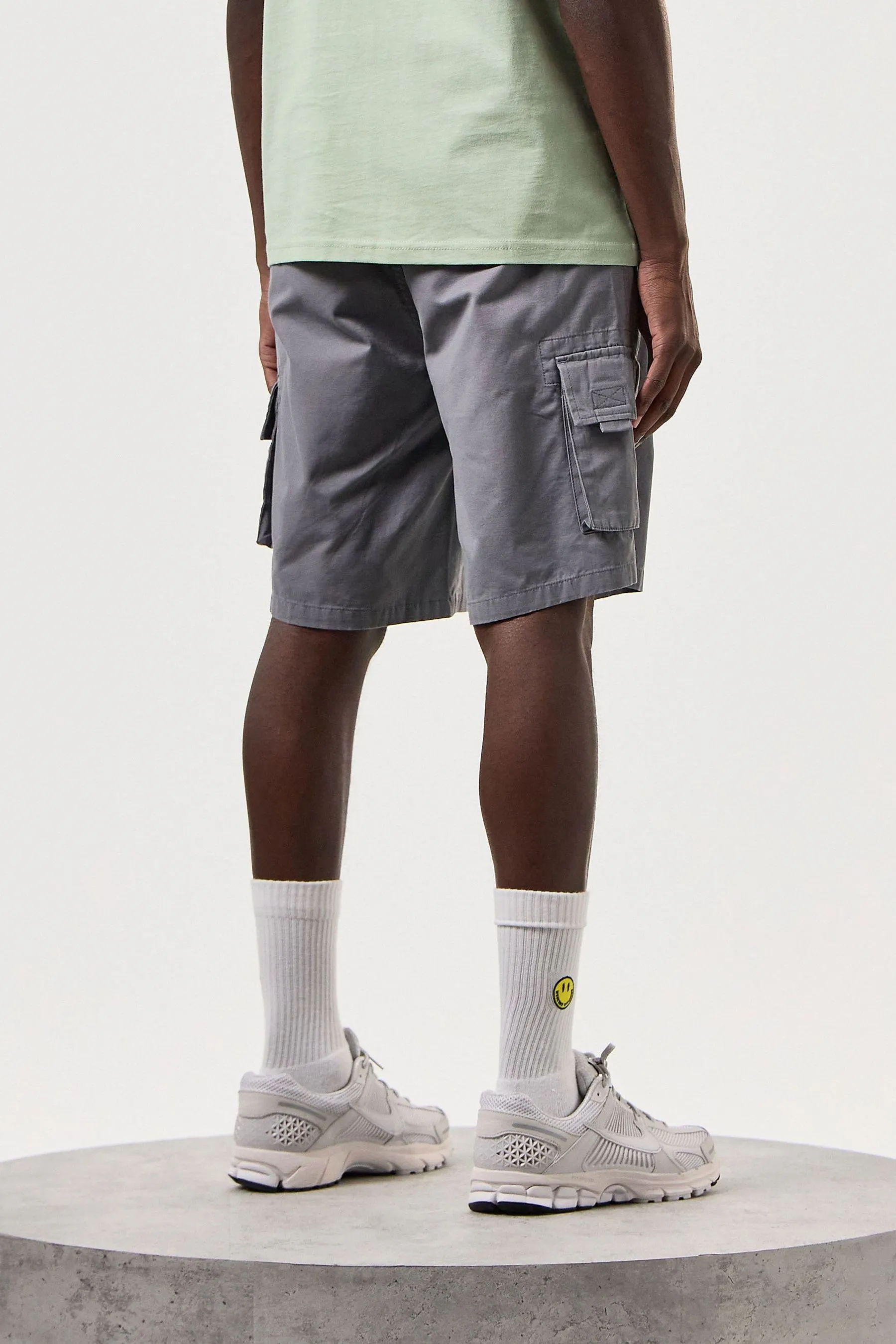 Weekend Offender Uomo Grigio - Smokey Mascia Cargo Shorts