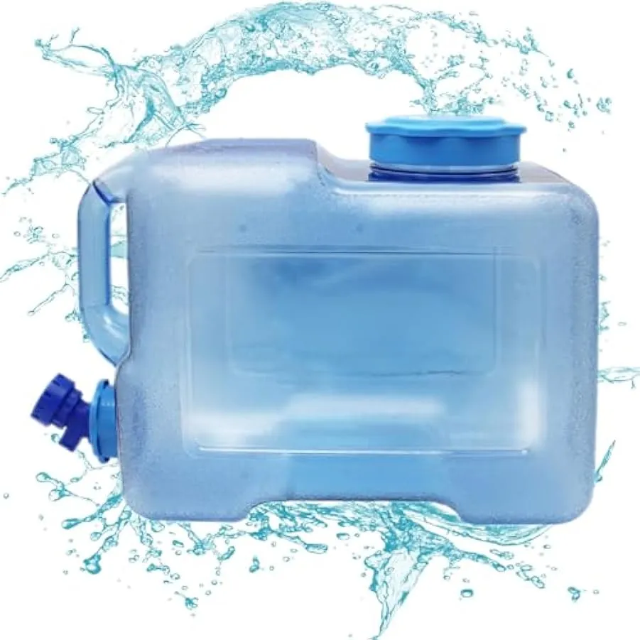 XINXI Contenitori per Lo stoccaggio dell’Acqua | Brocche per Acqua Portatili con Rubinetto,Contenitore per Serbatoio dell’Acqua 