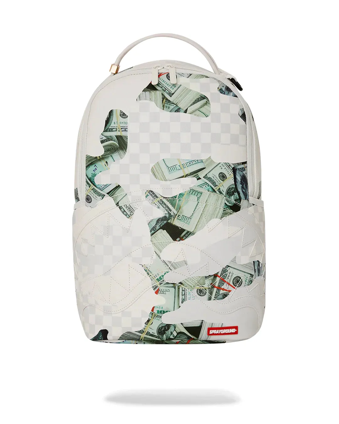 ZAINO SPRAYGROUND MONEY 3AM DLXSVF BACKPACK BIANCO