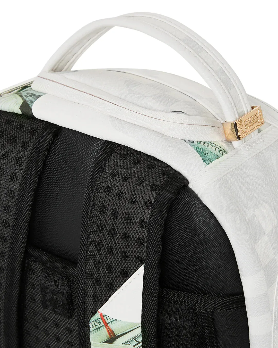 ZAINO SPRAYGROUND MONEY 3AM DLXSVF BACKPACK BIANCO